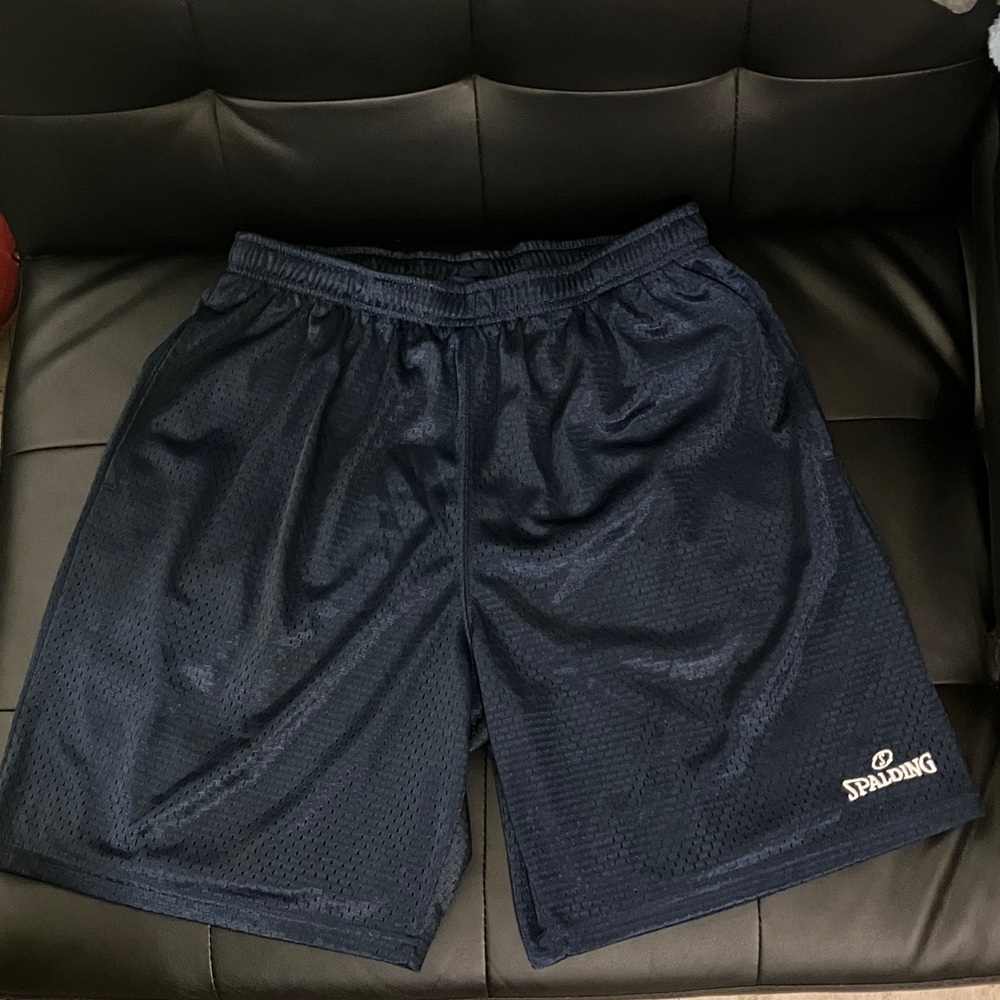 Spalding Mesh Athletic Shorts Men's Large
